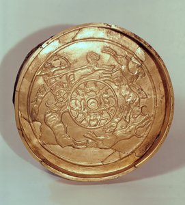 Piatto con scena di caccia, da Ras Shamra, Ugarit, c.1250-1150 a.C.